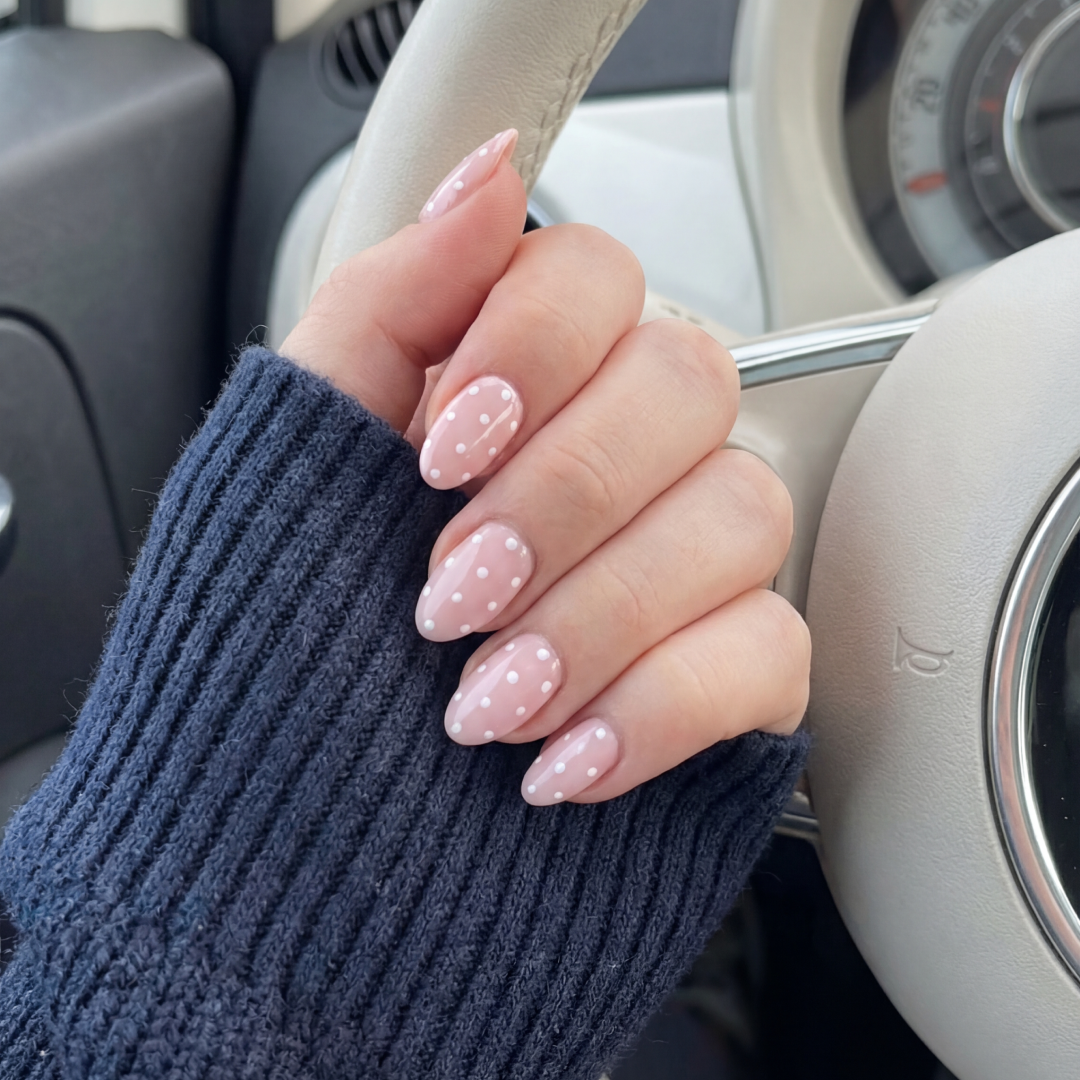 press on kit med 510 baby pink - NO og COM