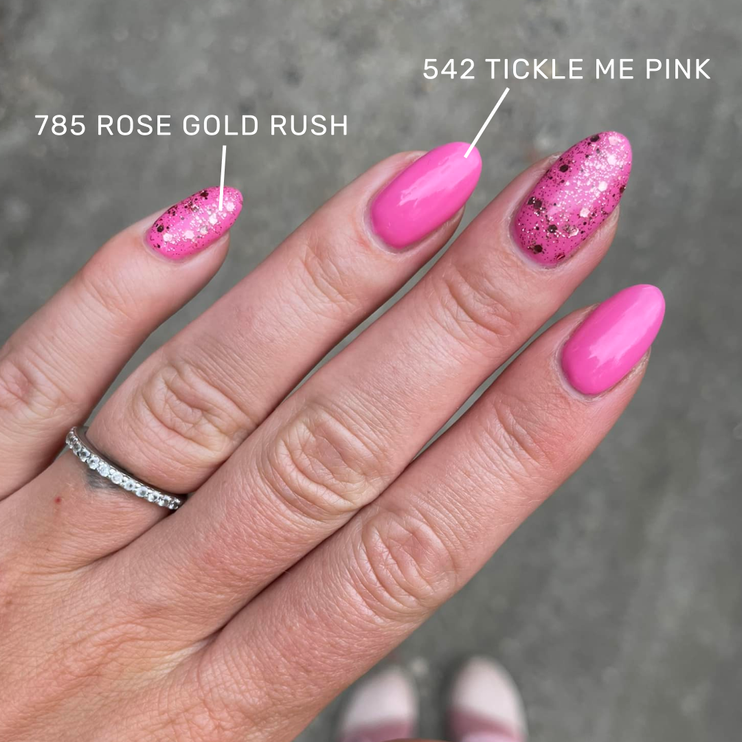 Gel Polish • 785 Rose Gold Rush (transparent) • 21FREE • The Gel Collection™
