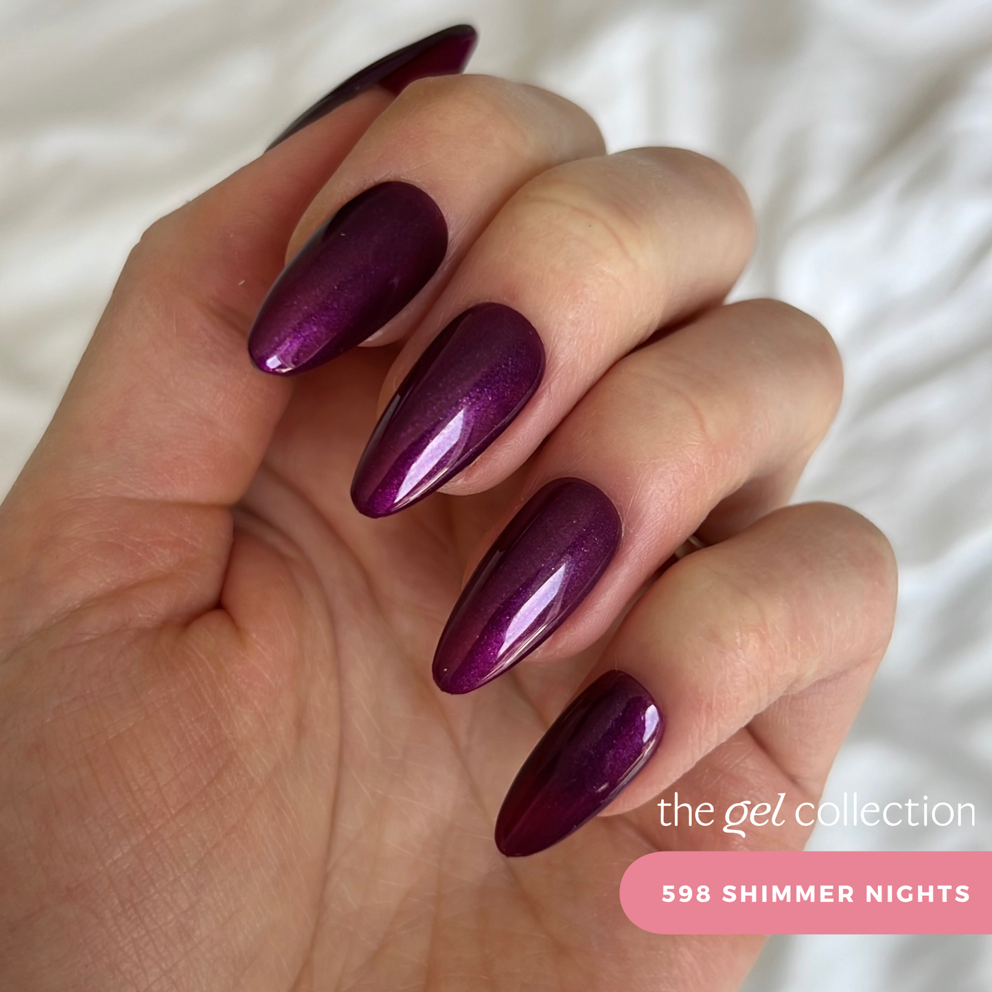 Gel Polish • 598 Shimmer Nights (semi-transparent) • 21FREE • The Gel Collection™