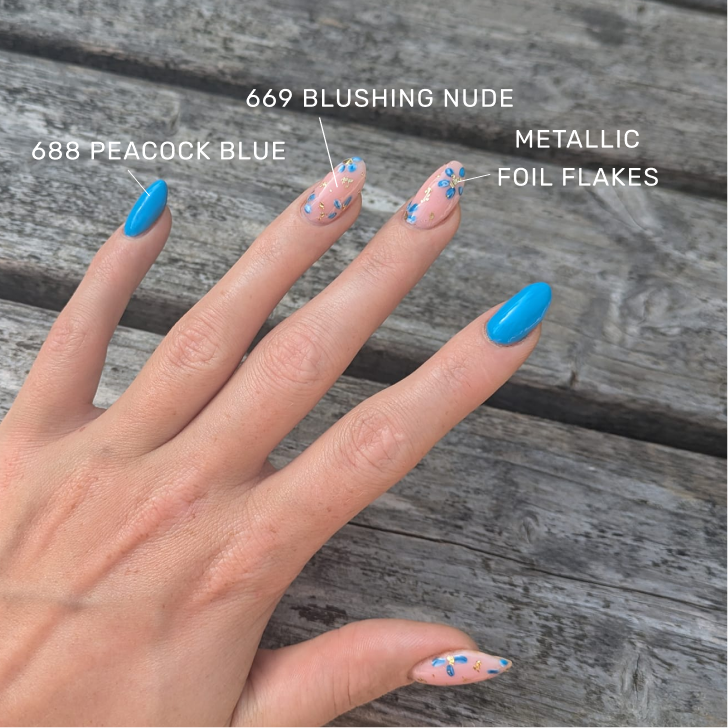 Metallic Foil Flakes • 4 stk. • The Gel Collection™