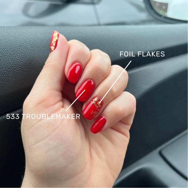 Metallic Foil Flakes • 4 stk. • The Gel Collection™