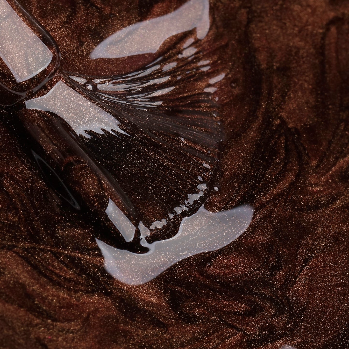 Gel Polish • 564 Glitter Brunette (transparent) • 21FREE • The Gel Collection™