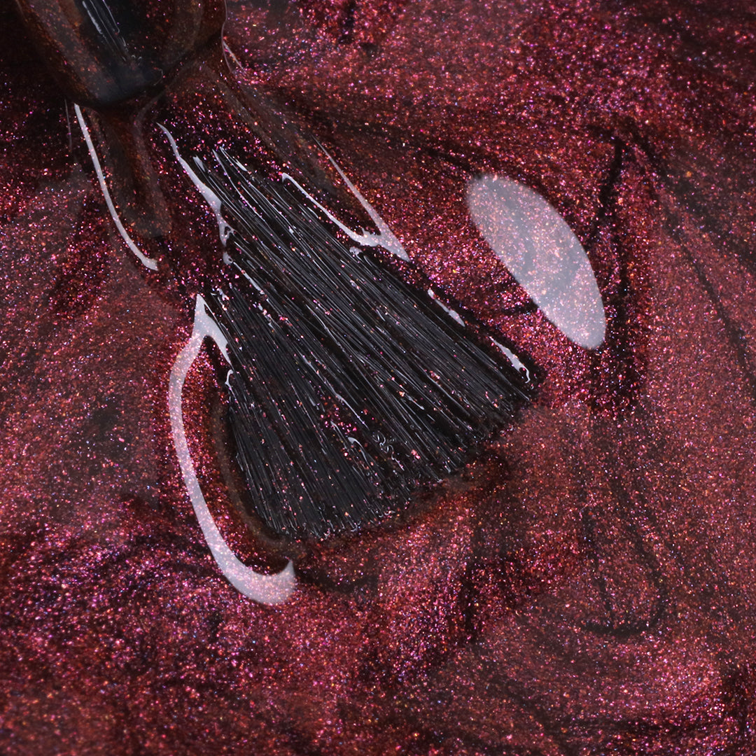Gel Polish • 767 Brown Metallic (semi-transparent) • 21FREE • The Gel Collection™