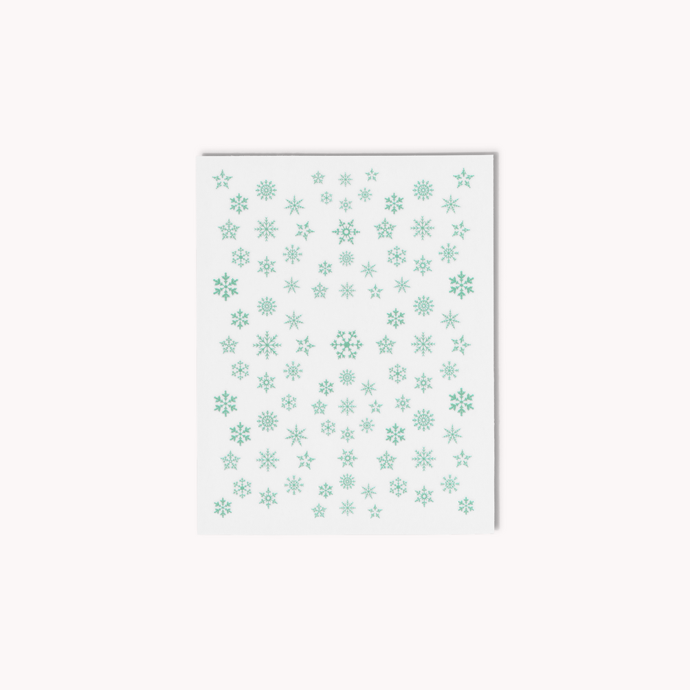 Nail Art Stickers • Blue Snowflakes • The Gel Collection™