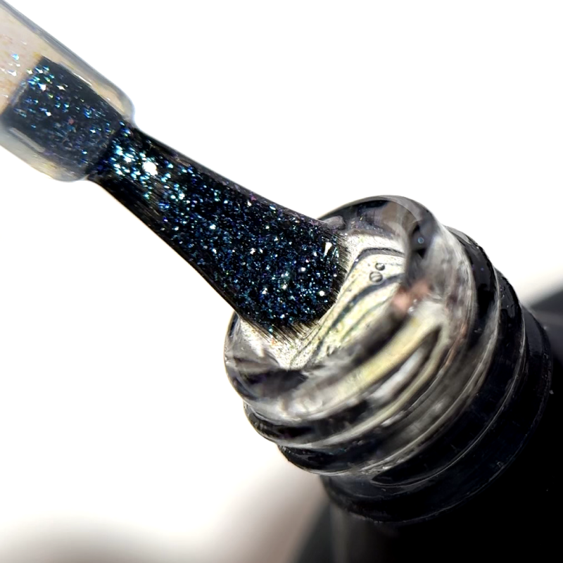 Top Coat No Wipe • Holographic Shimmer • 21FREE • The Gel Collection