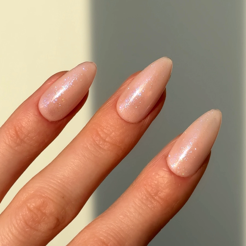 Top Coat No Wipe • Holographic Shimmer • 21FREE • The Gel Collection
