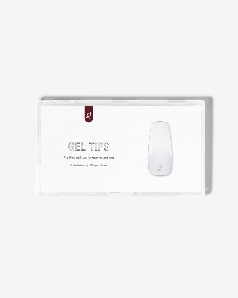 Gel Tips • Coffin Medium (360 stk) • The Gel Collection