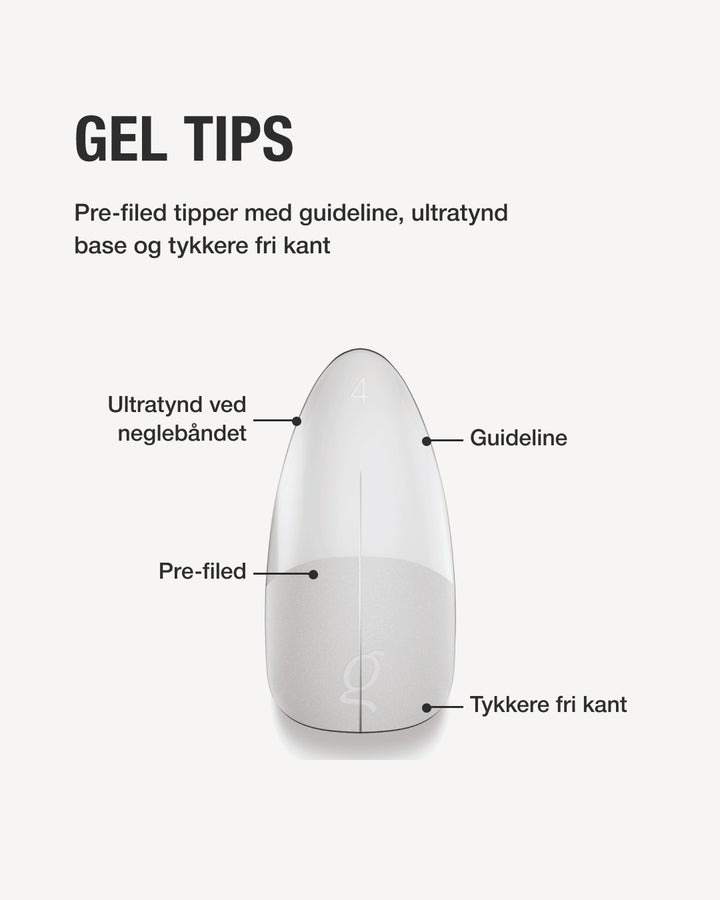Gel Tips 21FREE+ Startpakke • The Gel Collection
