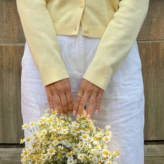 Velplejede negle i naturlig nude-nuance med 21FREE+ gel polish