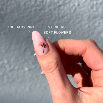 Gel Polish • 510 Baby Pink (semi transparent) • 21FREE • The Gel Collection™