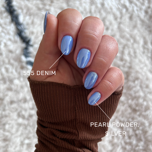 Gel Polish • 555 Denim • 21FREE • The Gel Collection™