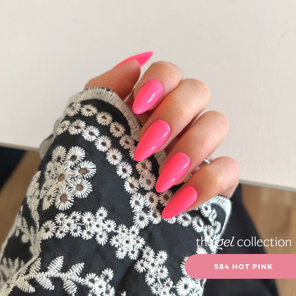 Gel Polish • 584 Hot Pink • 21FREE • The Gel Collection™