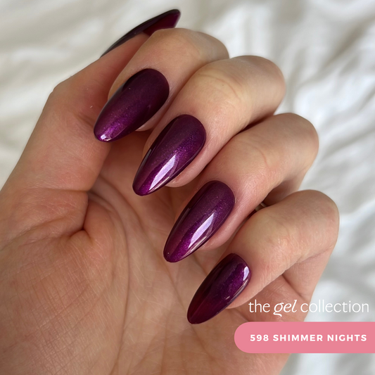 Gel Polish • 598 Shimmer Nights (semi-transparent) • 21FREE • The Gel Collection™