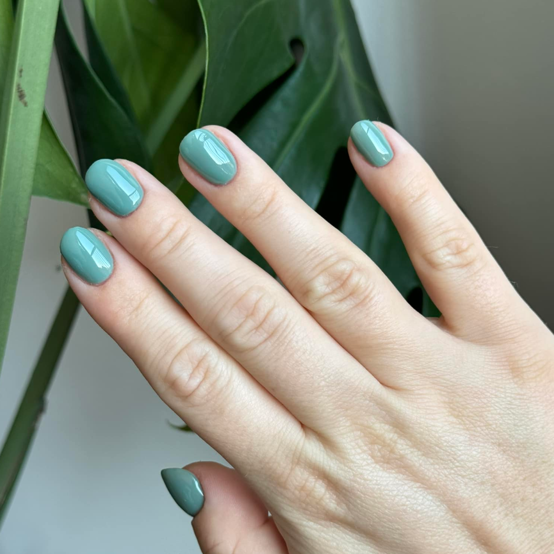 Gel Polish • 608 Dark Mint • 21FREE • The Gel Collection™