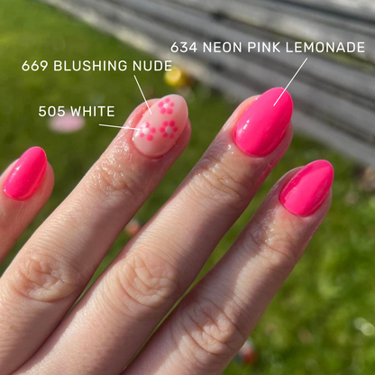 Gel Polish • 634 Neon Pink Lemonade • 21FREE • The Gel Collection™