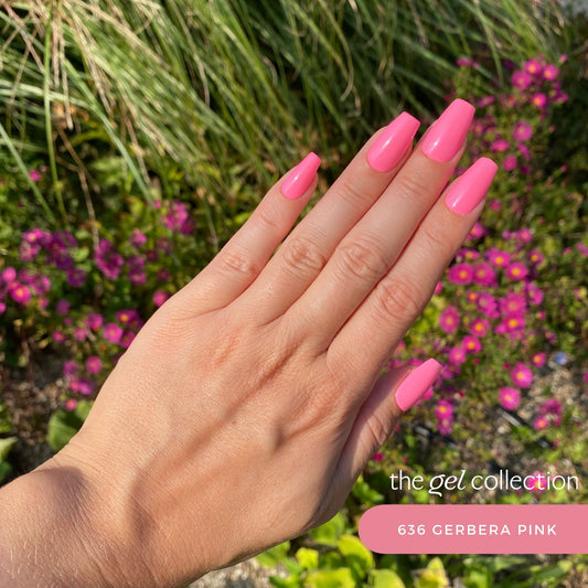 Gel Polish • 636 Gerbera Pink • 21FREE • The Gel Collection™