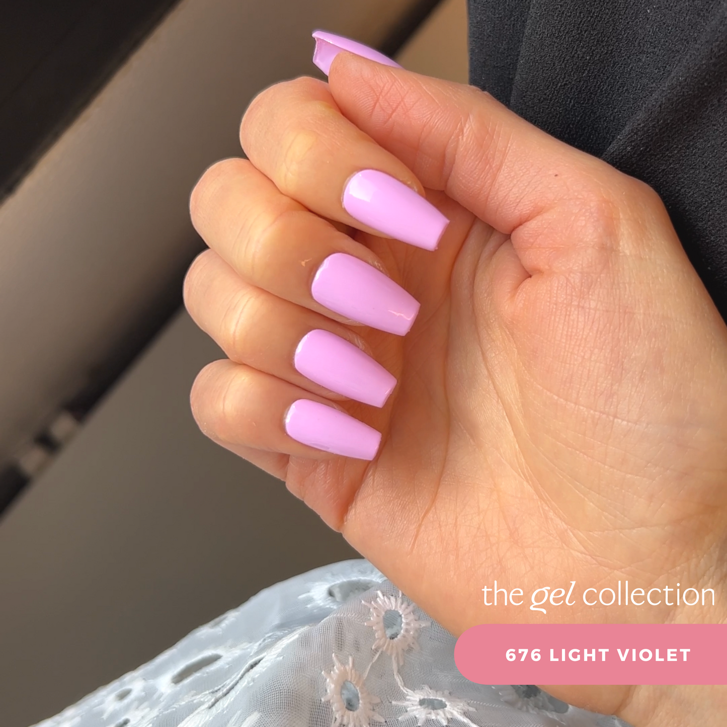 Gel Polish • 676 Light Violet • 21FREE  • The Gel Collection™