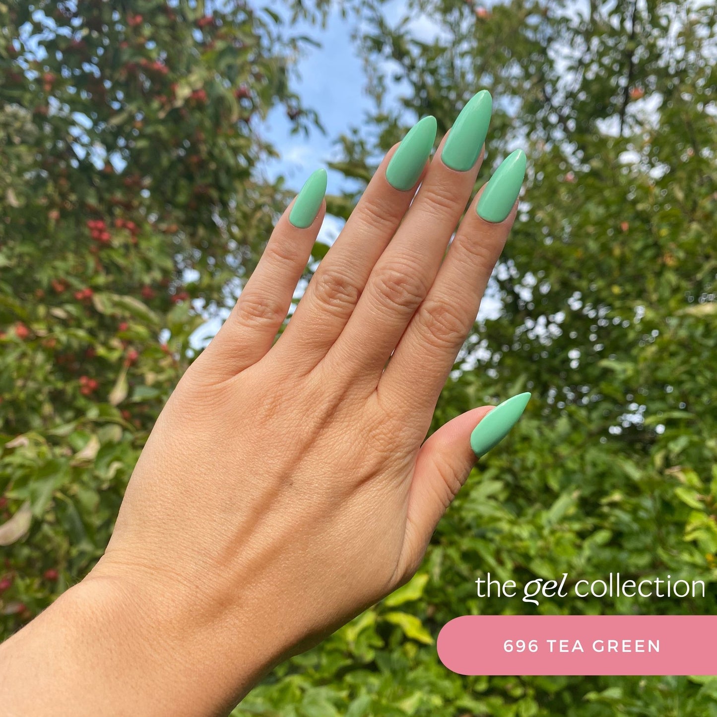 Gel Polish • 696 Tea Green • 21FREE • The Gel Collection™