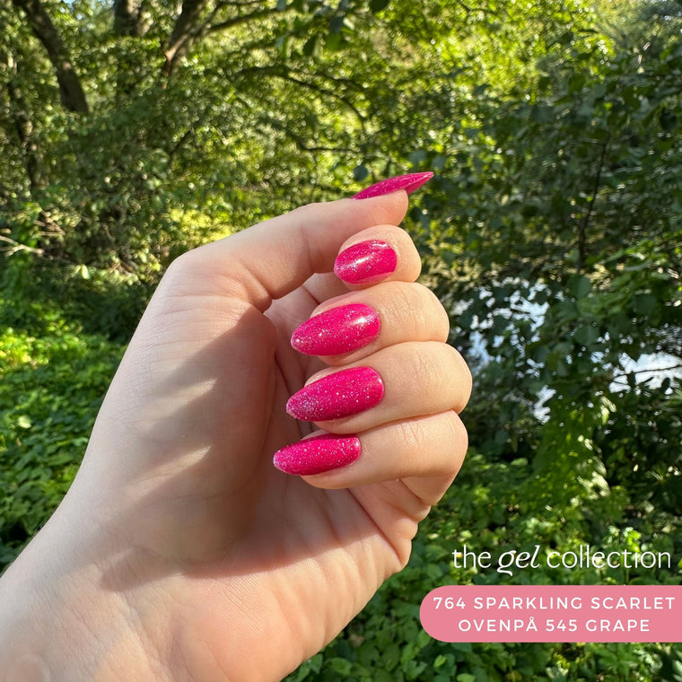 764 Sparkling Scarlet (semi-transparent)