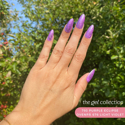 Gel Polish • 793 Purple Eclipse (semi-transparent) • 21FREE • The Gel Collection™