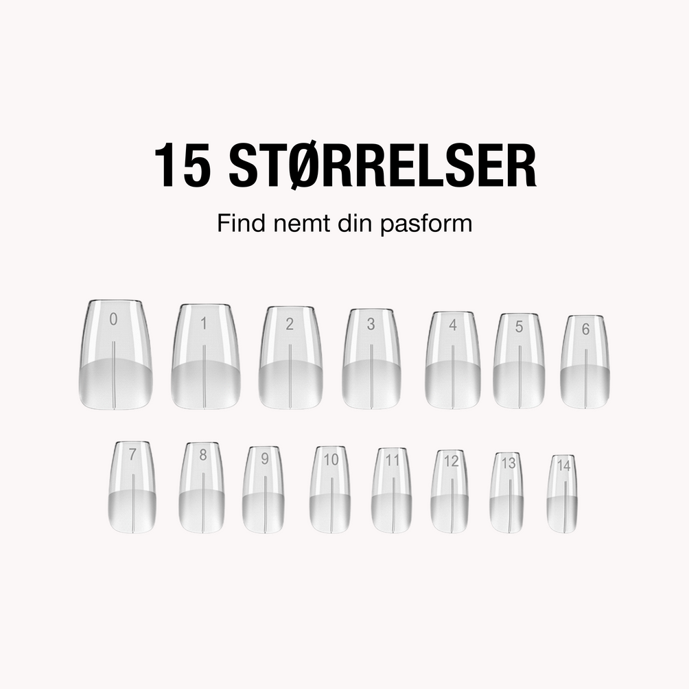 Gel Tips Tilkøbspakke • The Gel Collection