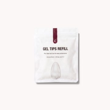 Gel Tips • Almond Short • Refill Bags (60 stk) • The Gel Collection
