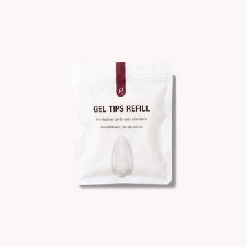 Gel Tips • Almond Medium • Refill Bags (60 stk) • The Gel Collection