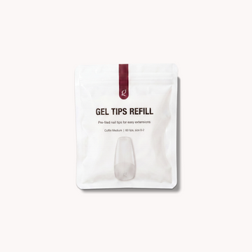 Gel Tips • Coffin Medium • Refill Bags (60 stk) • The Gel Collection