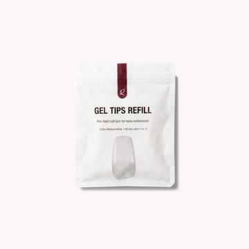 Gel Tips Wide Size • Coffin Medium • Refill Bags (60 stk) • The Gel Collection