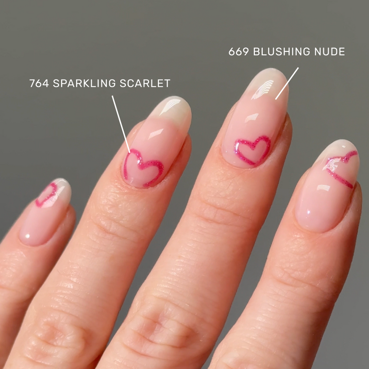 764 Sparkling Scarlet (semi-transparent)