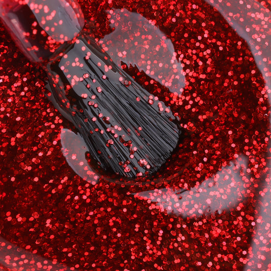 Gel Polish • 532 Glitter Blush (transparent) • 21FREE • The Gel Collection™