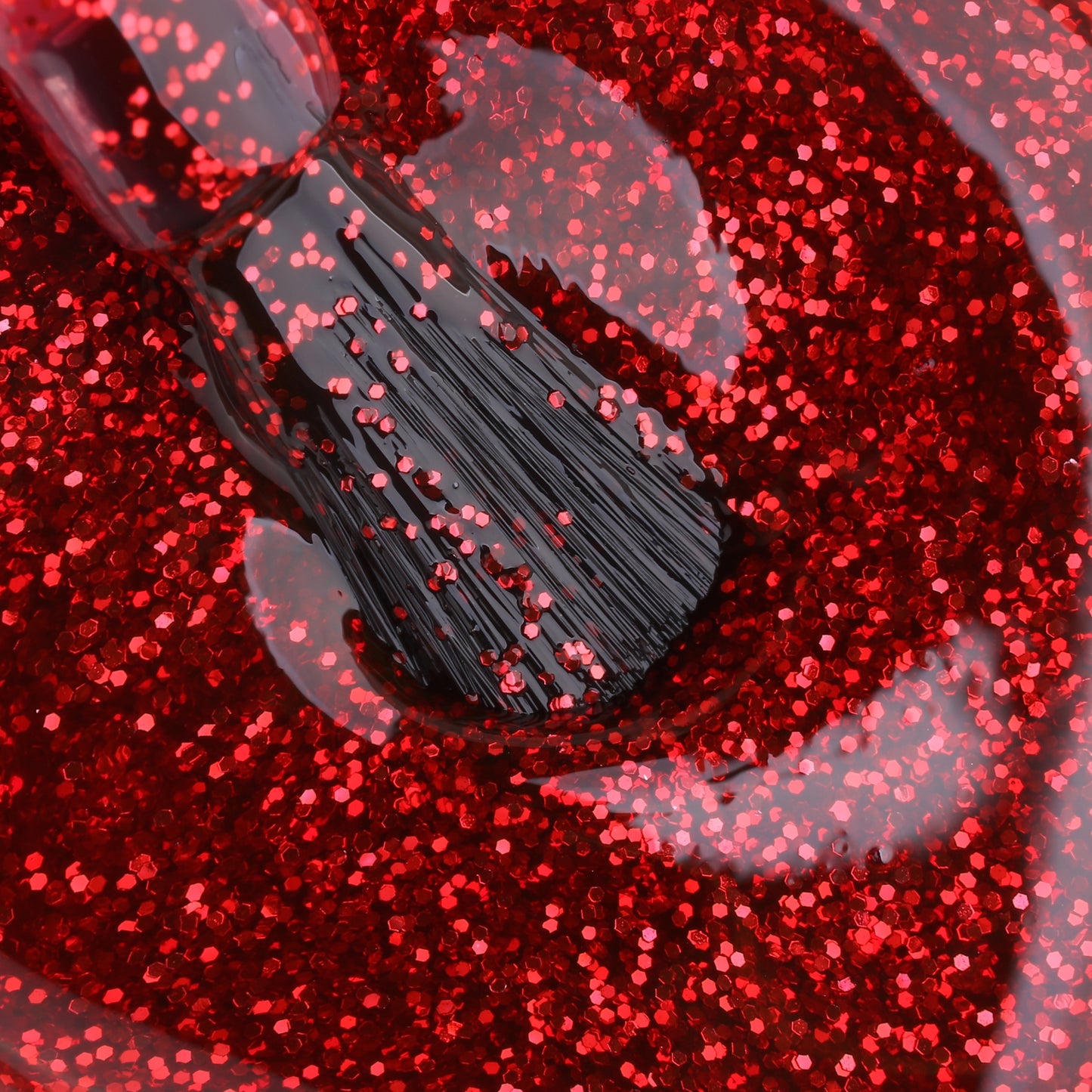 Gel Polish • 532 Glitter Blush (transparent) • 21FREE • The Gel Collection™