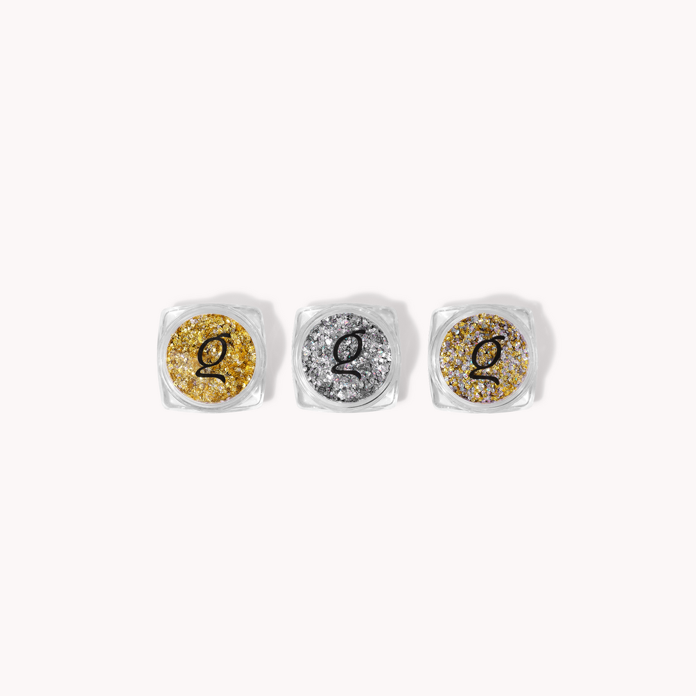 Hexagon Glitter • 3 stk. • The Gel Collection™