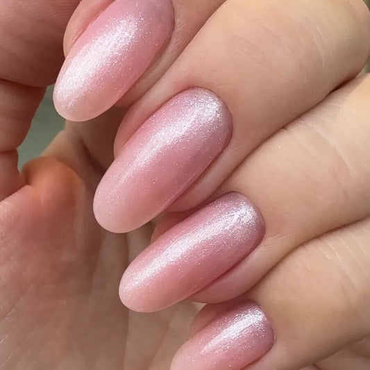 Gel Polish • 753 Baby Pink Shimmer (transparent) • 21FREE • The Gel Collection™