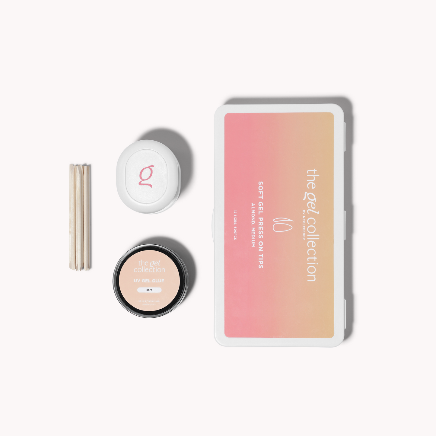 Soft Gel Press On Tipper Tilkøbspakke • The Gel Collection