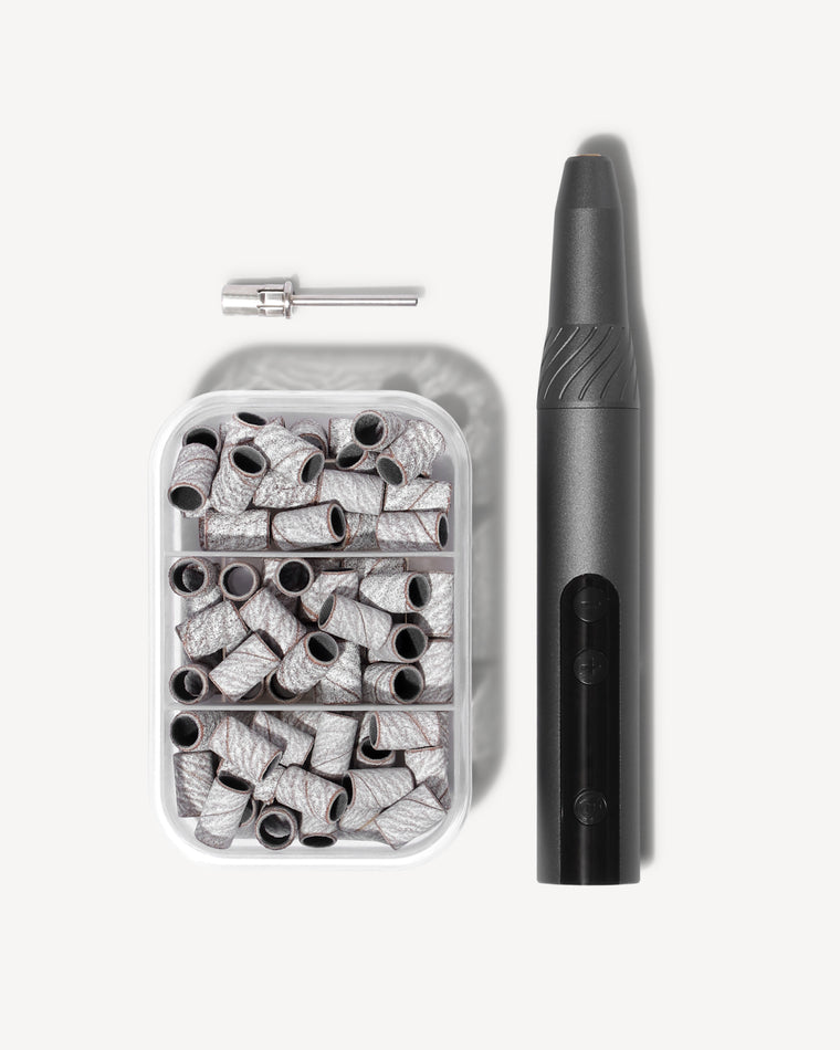 PAKKETILBUD • Drill Expert SMART™ elektrisk neglefil  + Mandrel Bit og Sanding Bands