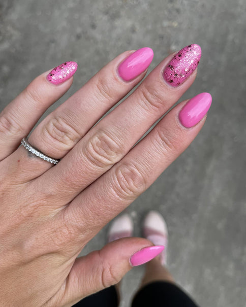 542 Tickle Me Pink + 785 Rose Gold Rush 