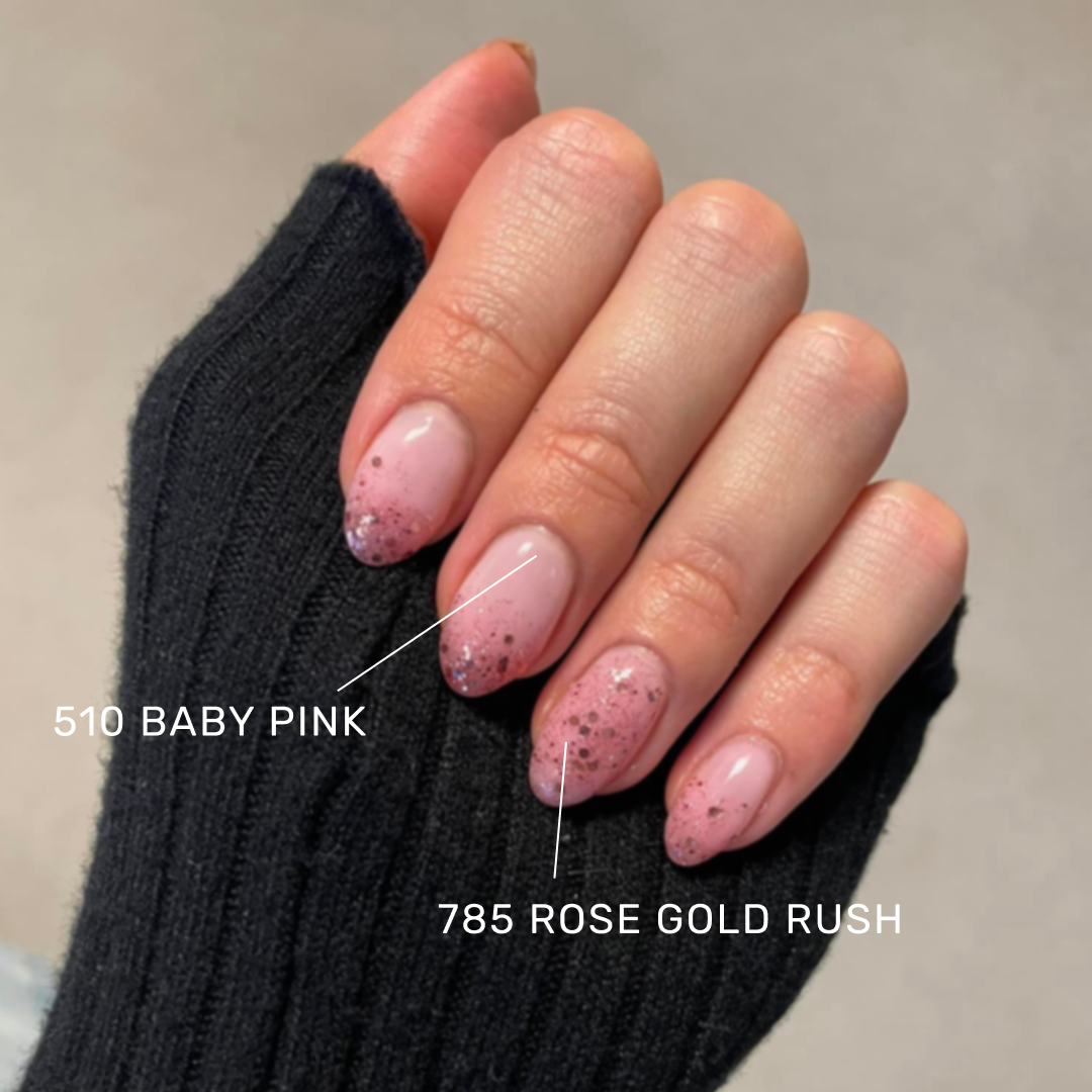 Gel Polish • 510 Baby Pink (semi transparent) • 21FREE • The Gel Collection™