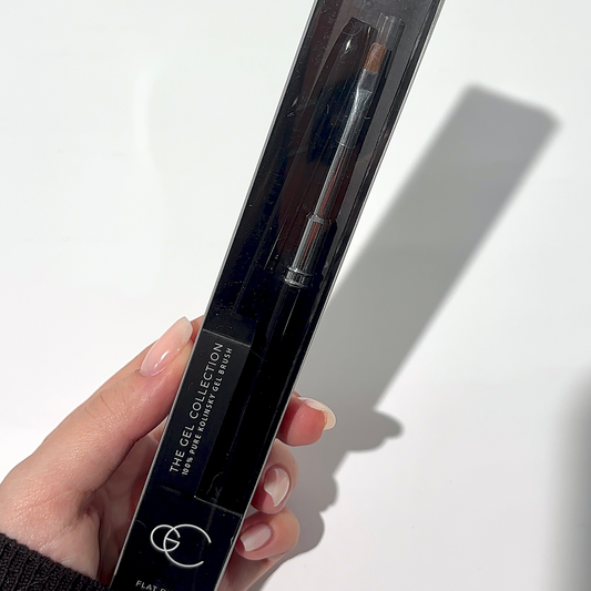 Flat Brush Premium • The Gel Collection (Sort design)