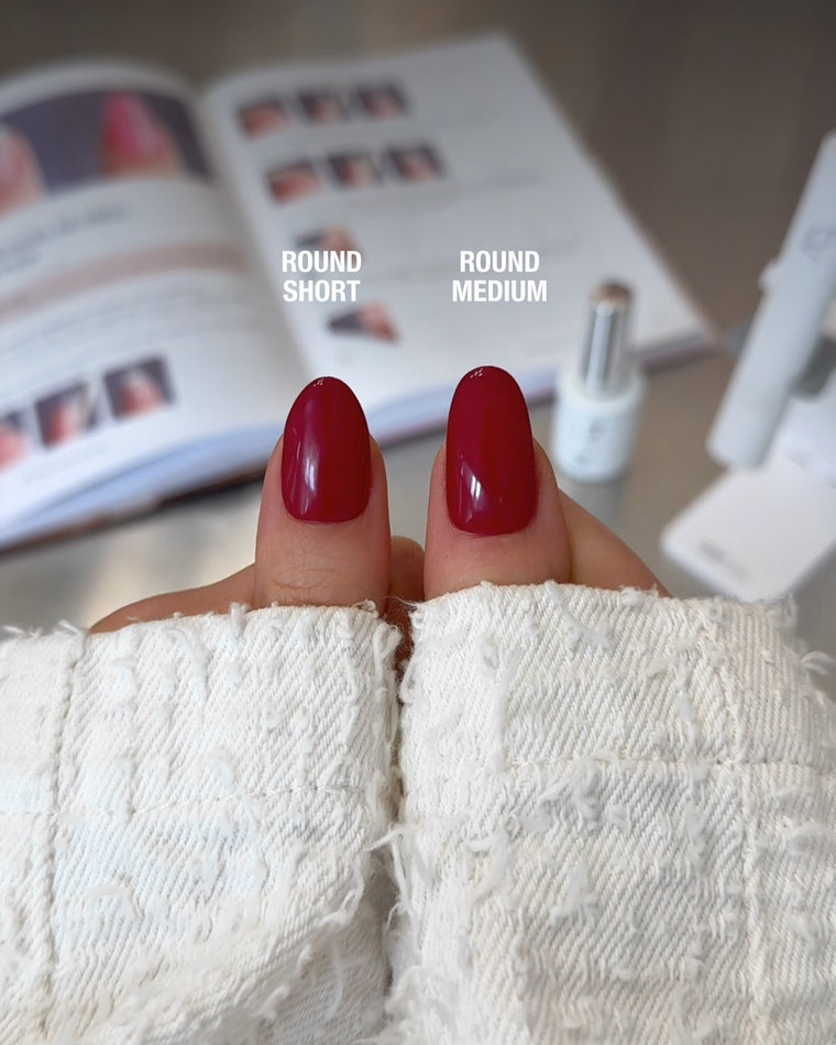 Gel Tips • Round Medium (360 stk) • The Gel Collection