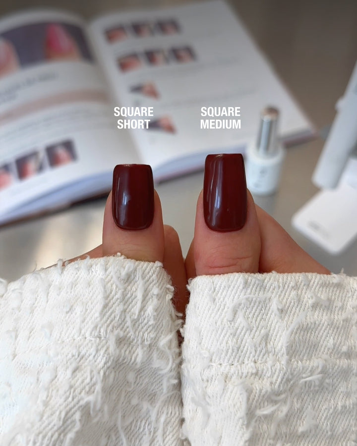 Gel Tips • Square Short (360 stk) • The Gel Collection
