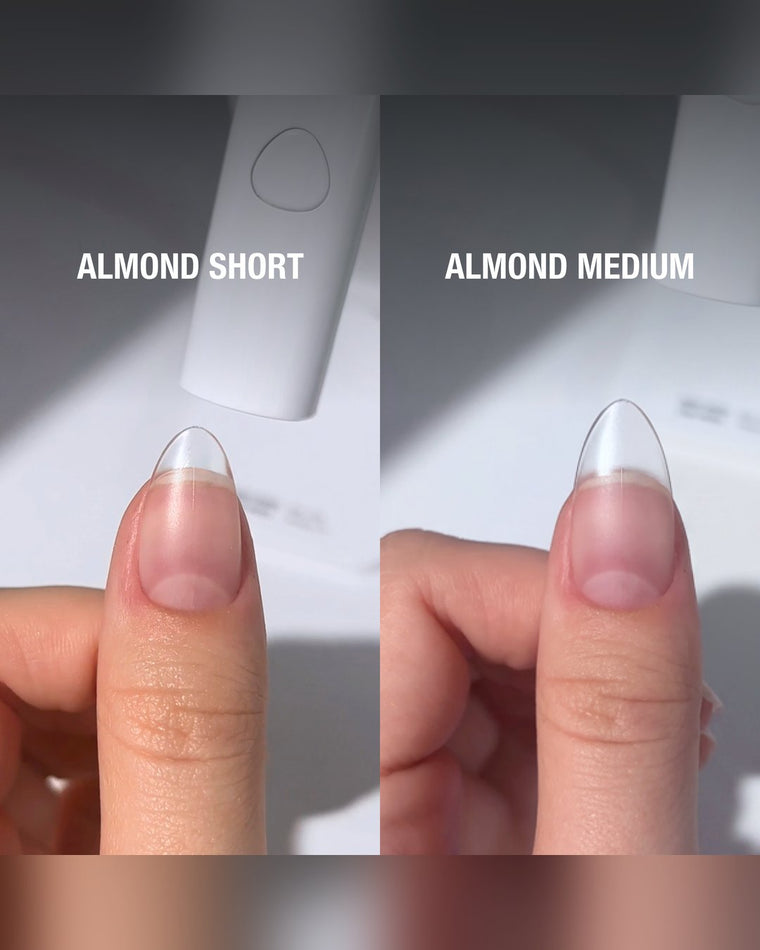 Gel Tips • Almond Short (360 stk) • The Gel Collection