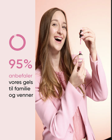 95% anbefaler vores gels til familie og venner