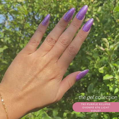 Gel Polish • 793 Purple Eclipse (semi-transparent) • 21FREE • The Gel Collection™