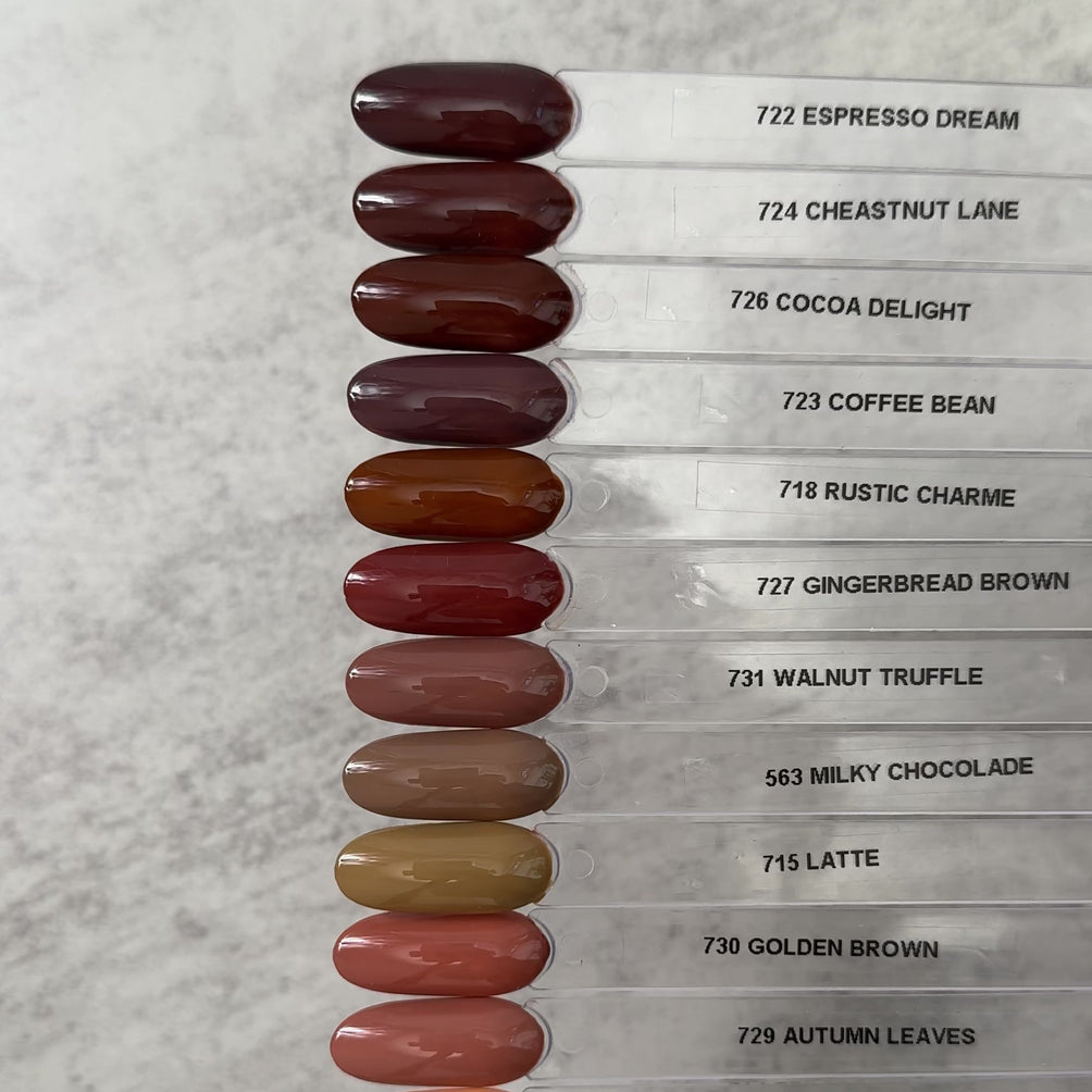 Gel Polish • 729 Autumn Leaves • 21FREE • The Gel Collection™