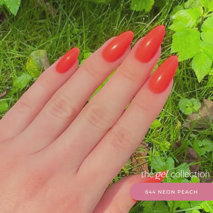 Gel Polish • 644 Neon Peach • 21FREE • The Gel Collection™