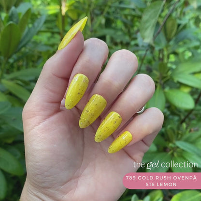 Gel Polish • 789 Gold Rush (transparent) • 21FREE • The Gel Collection™