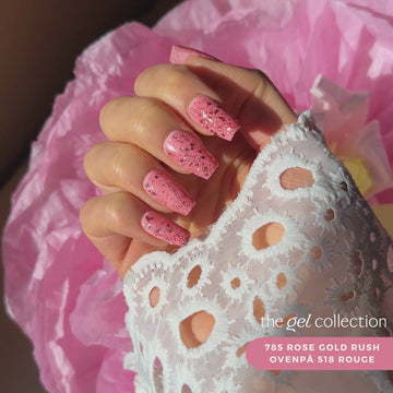 Gel Polish • 785 Rose Gold Rush (transparent) • 21FREE • The Gel Collection™