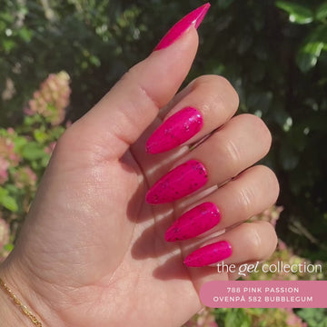 Gel Polish • 788 Pink Passion (semi-transparent) • 21FREE • The Gel Collection™