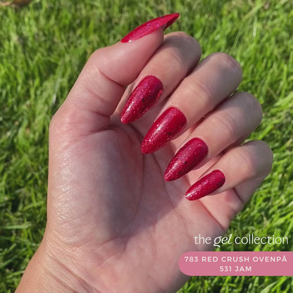 Gel Polish • 783 Red Crush (semi-transparent) • 21FREE  • The Gel Collection™